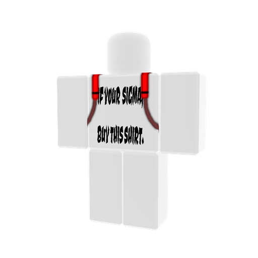 Sigma t-shirt - Skin for Roblox by Jeswin antony