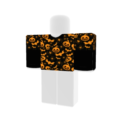 Halloween Long-sleeved T-shirt - Skin for Roblox by June_In_July
