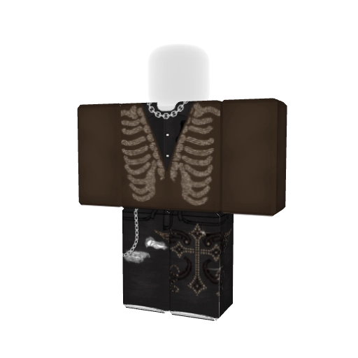 Y2k rib cage grunge street wear - Skin for Roblox by Jayden Austin