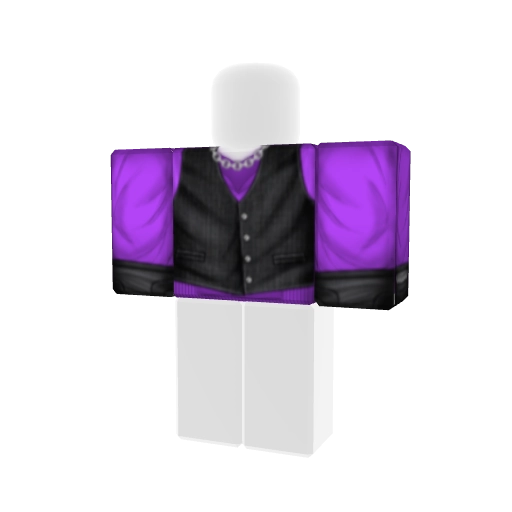 Classic Roblox Style Purple Hoodie Skin for Roblox by Ture Amin