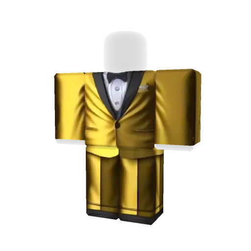 Golden fitted suit with robux bling on edges and c - Skin for Roblox by ...