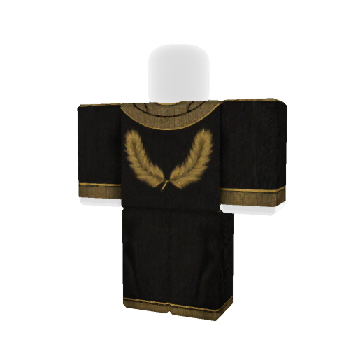 Make a black Roman robe.Then add laurel like desig | Customuse